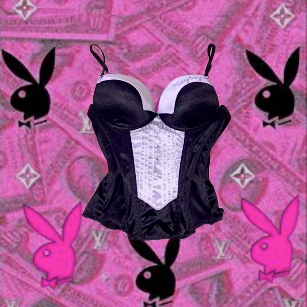 Vintage Y2K Playboy Corset